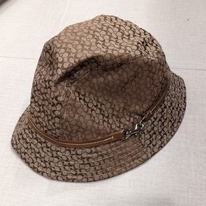 COACH monogram vintage bucket hat